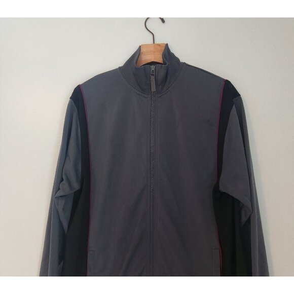 Greendog Boys Track‎ Jacket Full Zip Gray & Black Youth Boys Size XL 20 EUC - Picture 4 of 10